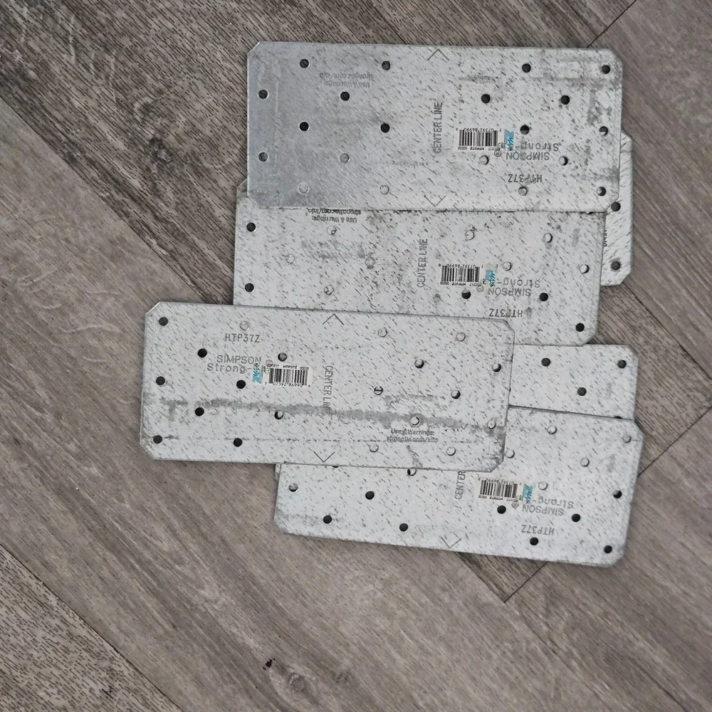 Lot of 6 Simpson HTP37Z 3 X 7IN HEAVY TIE PLATE ZMAX